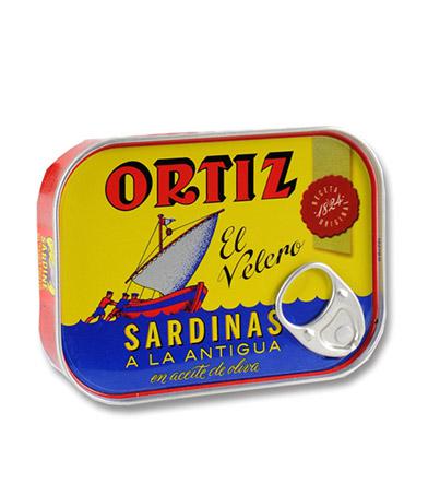 סרדינים בזכוכית אורטיז 